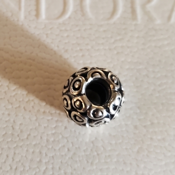 Pandora Retired Sterling Silver Celebration Designer Charm - Picture 11 of 11